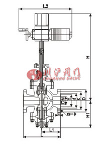 電動(dòng)減溫減壓閥 結(jié)構(gòu)圖