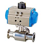 氣動(dòng)三通衛(wèi)生級(jí)球閥