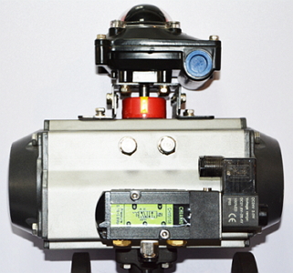 法蘭式氣動(dòng)硬密封蝶閥開關(guān)型接線圖