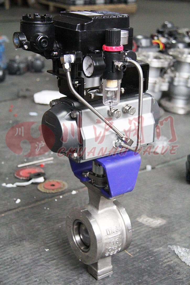 氣動(dòng)V型球閥調(diào)節(jié)型圖片