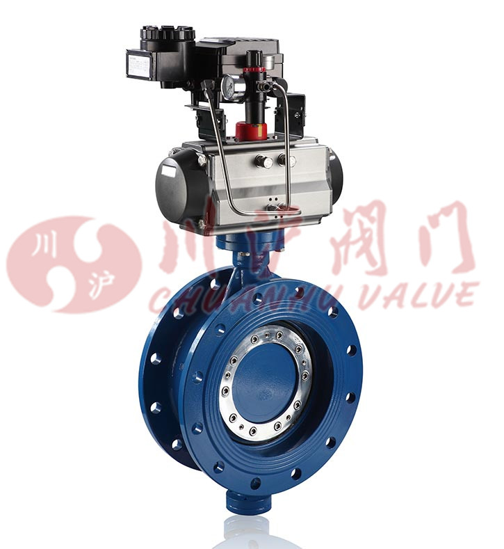 法蘭式氣動(dòng)硬密封蝶閥調(diào)節(jié)型圖片